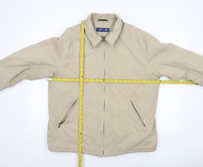 Mens UK Size L West Rock Beige Basic Jacket