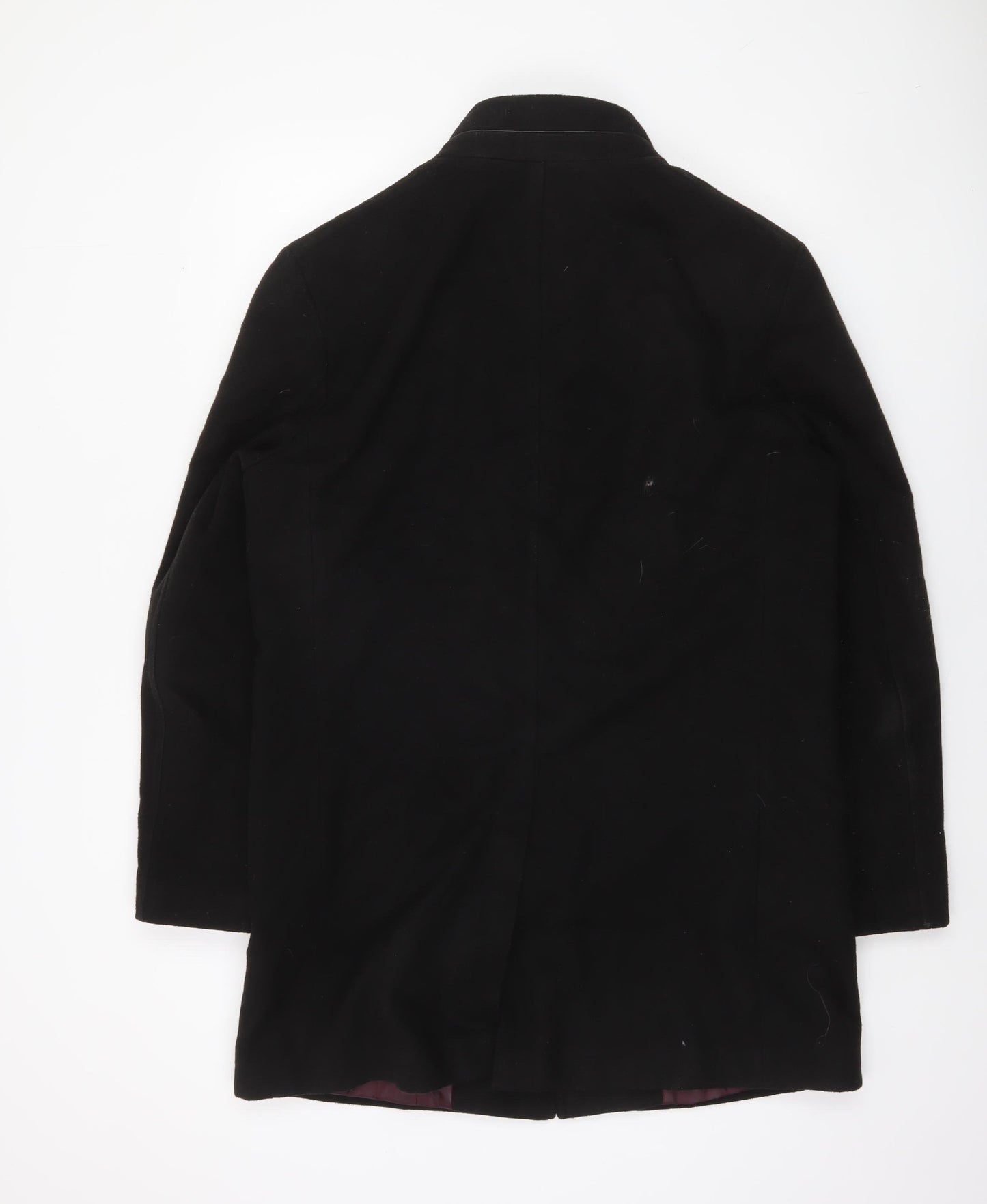 Mens UK Size 50 WEIS Black Overcoat