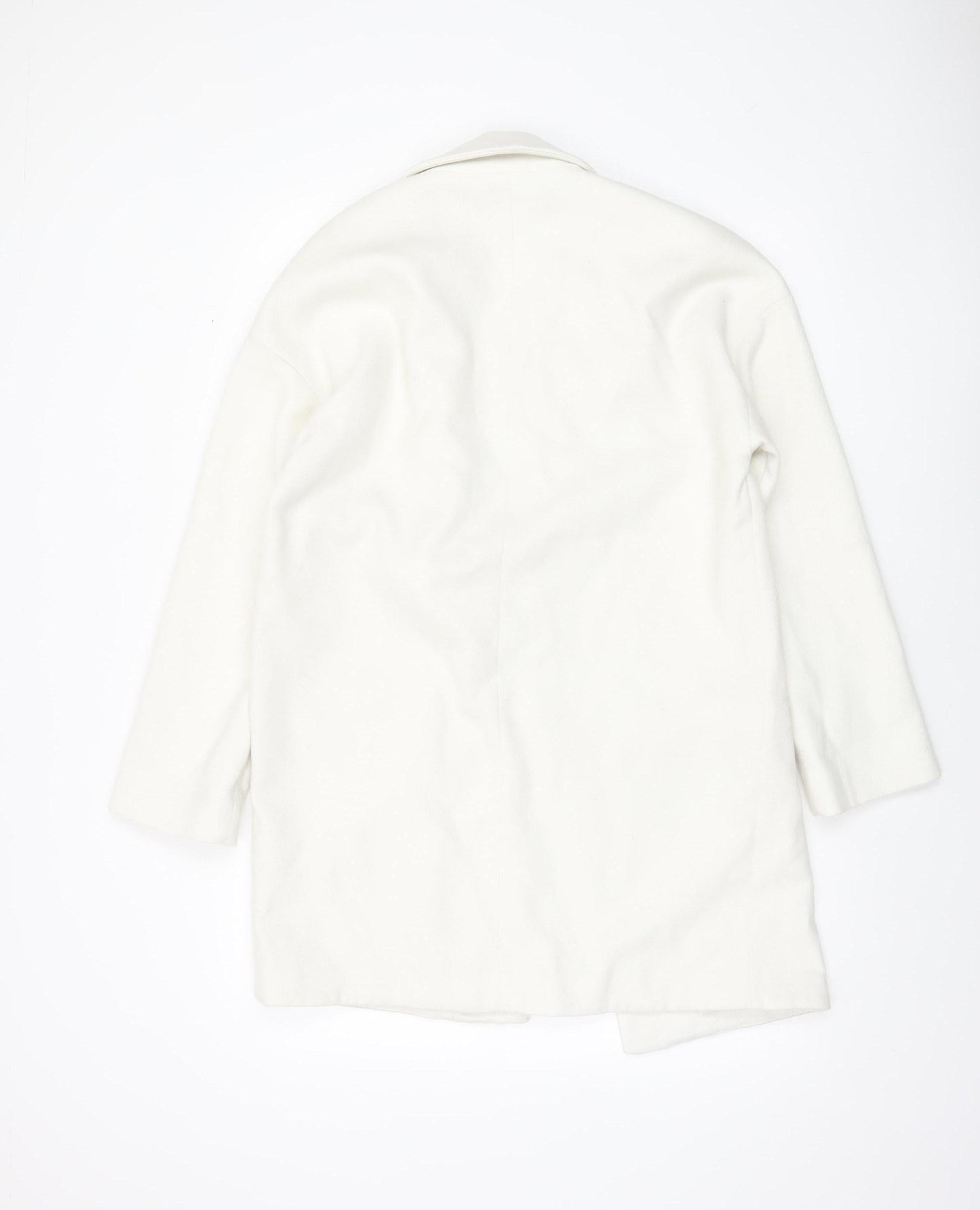 Womens UK Size 8 River Island White Overcoat
