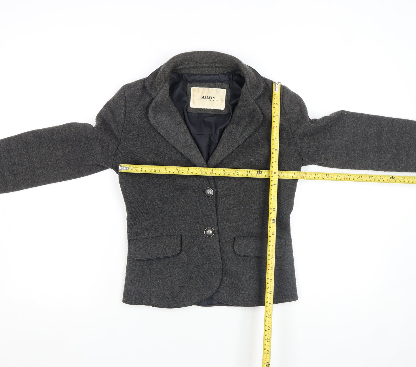 Womens UK Size 12 MALVIN Grey Basic Jacket