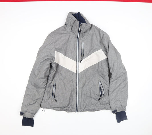 Womens UK Size L Crivit PRO Grey Ski Jacket