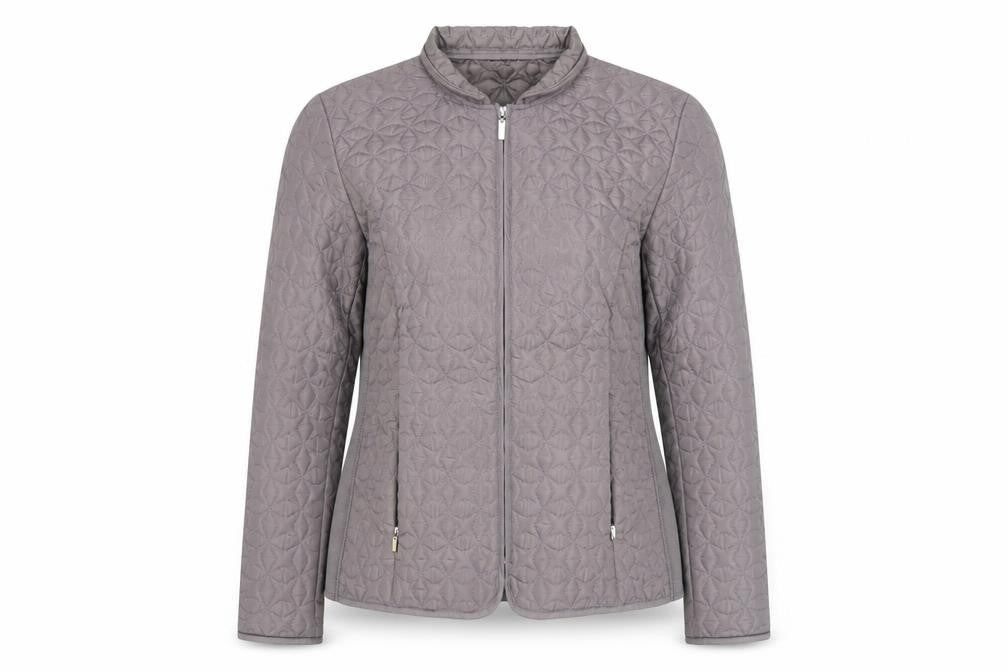 Womens UK Size M VIZ A VIZ Grey Quilted Coat