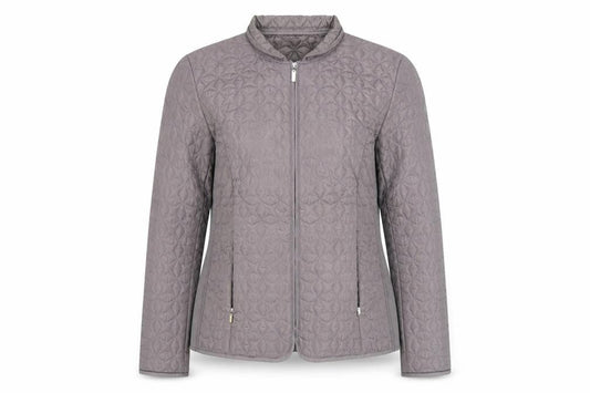 Womens UK Size M VIZ A VIZ Grey Quilted Coat