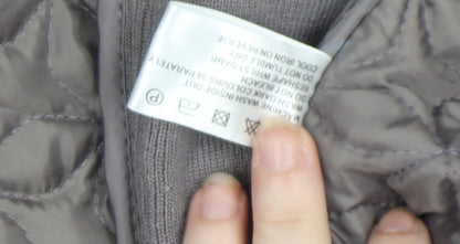 Womens UK Size M VIZ A VIZ Grey Quilted Coat