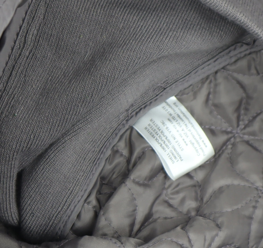 Womens UK Size M VIZ A VIZ Grey Quilted Coat