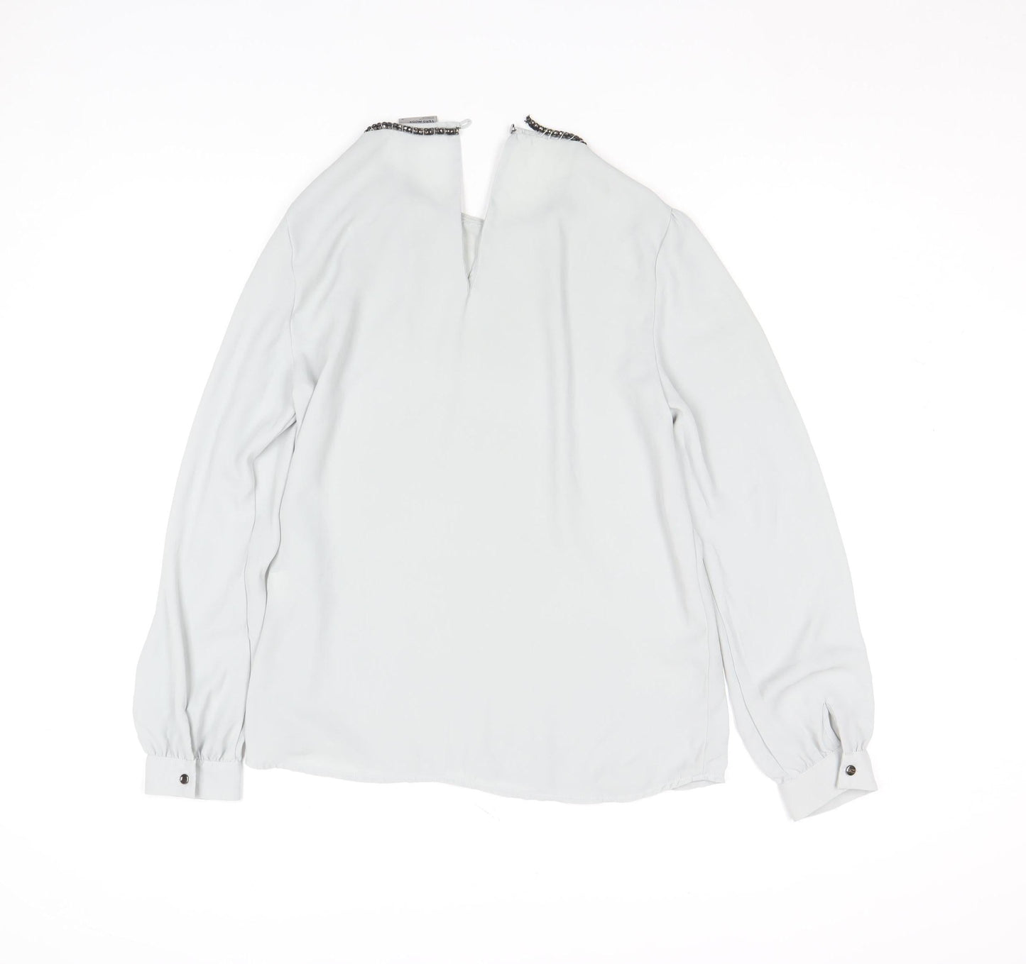 Womens UK Size M VERO MODA White Basic Blouse