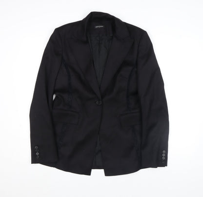Womens UK Size 14 Press & Bastyan Regular Black Blazer