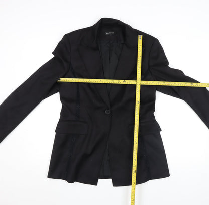 Womens UK Size 14 Press & Bastyan Regular Black Blazer