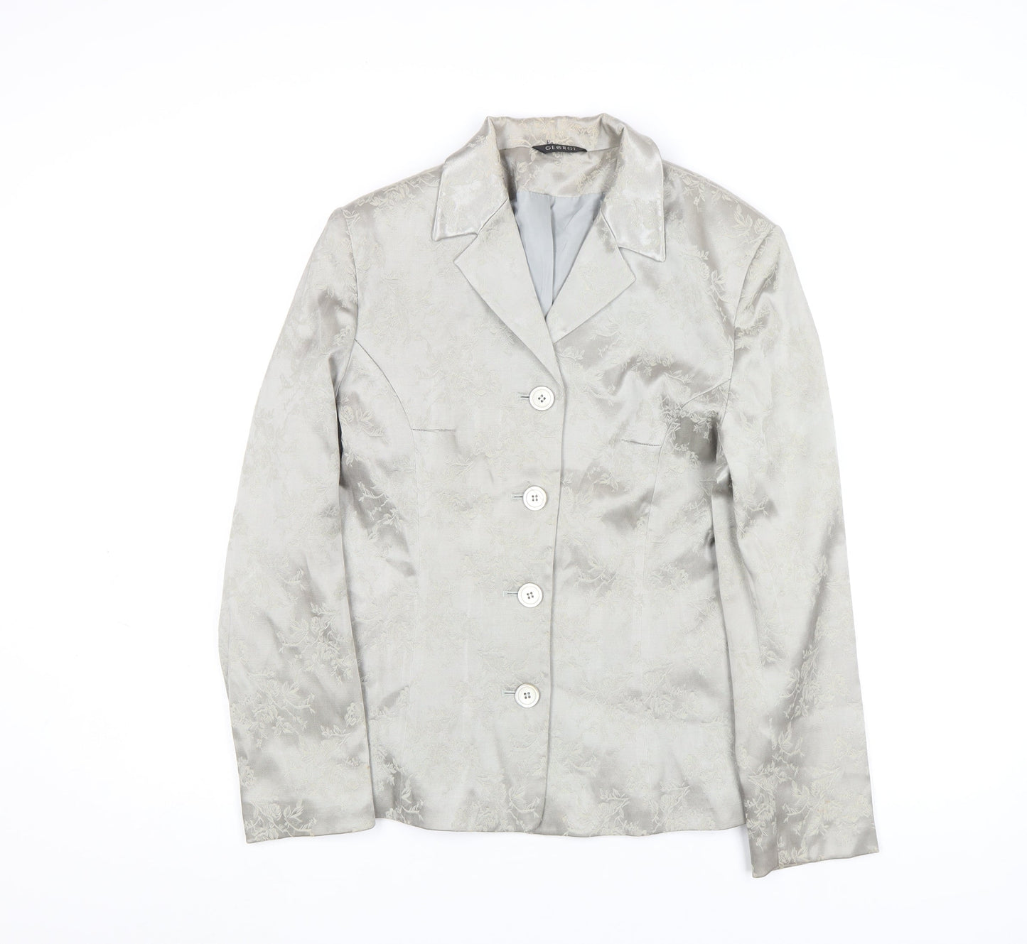 Womens UK Size 12 George Silver Basic Jacket