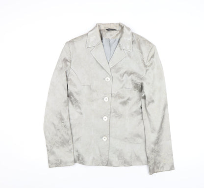 Womens UK Size 12 George Silver Basic Jacket