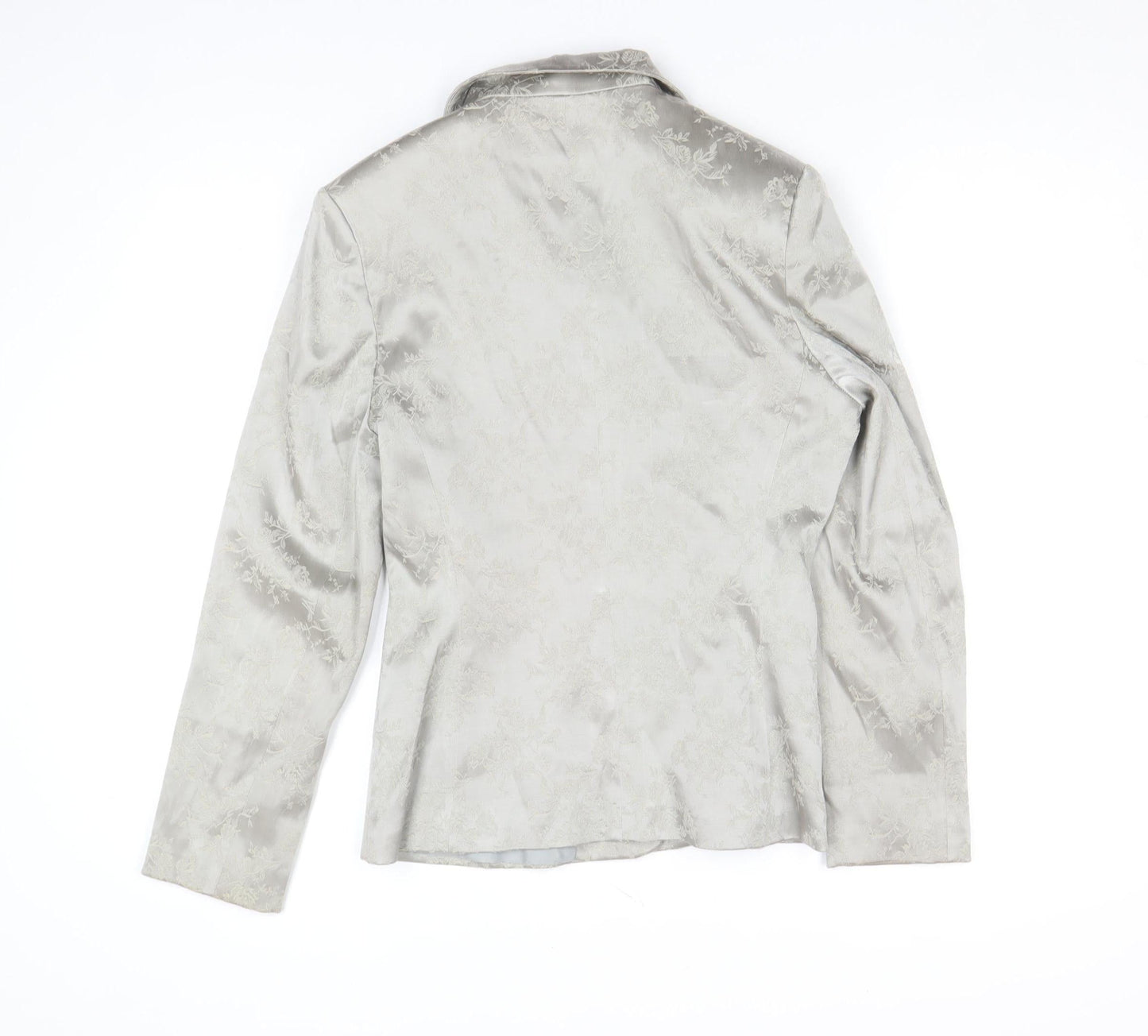 Womens UK Size 12 George Silver Basic Jacket