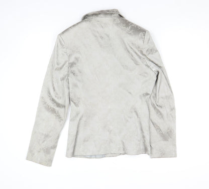 Womens UK Size 12 George Silver Basic Jacket