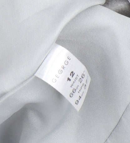 Womens UK Size 12 George Silver Basic Jacket