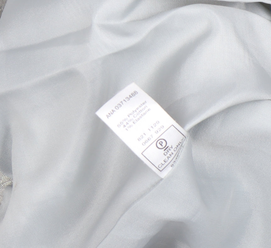 Womens UK Size 12 George Silver Basic Jacket