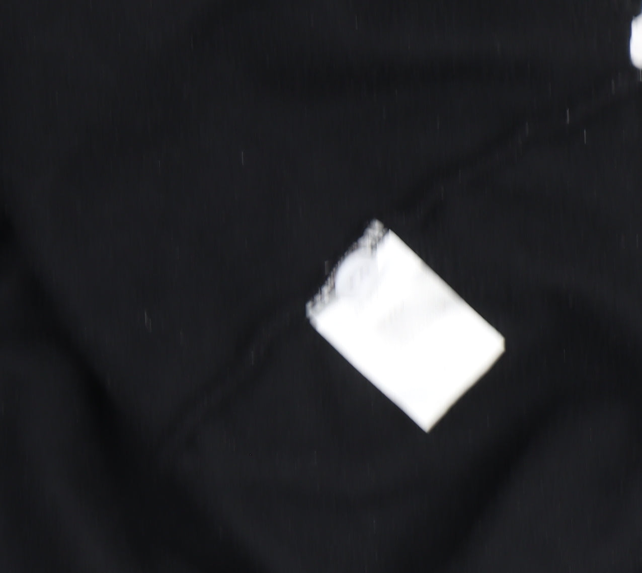 Cotton Traders Men's Black Long Sleeve Rugby Polo Shirt Size L