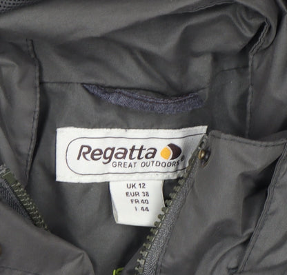 Womens UK Size 12 Regatta Green Parka Coat