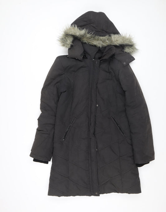 Womens UK Size 10 Kasha Black Puffer Jacket
