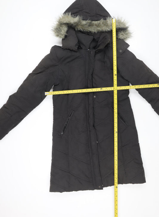 Womens UK Size 10 Kasha Black Puffer Jacket
