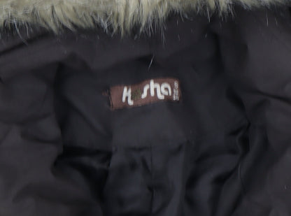 Womens UK Size 10 Kasha Black Puffer Jacket