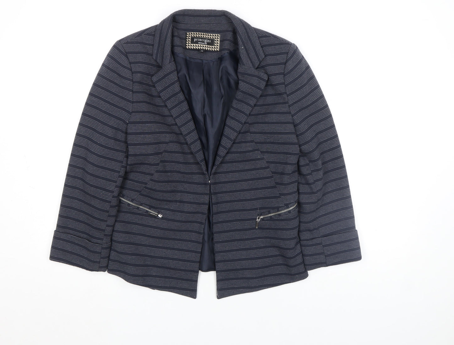 Womens UK Size 10 Principles by Ben de Lisi Blue Basic Jacket