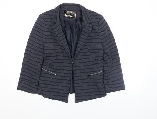 Womens UK Size 10 Principles by Ben de Lisi Blue Basic Jacket