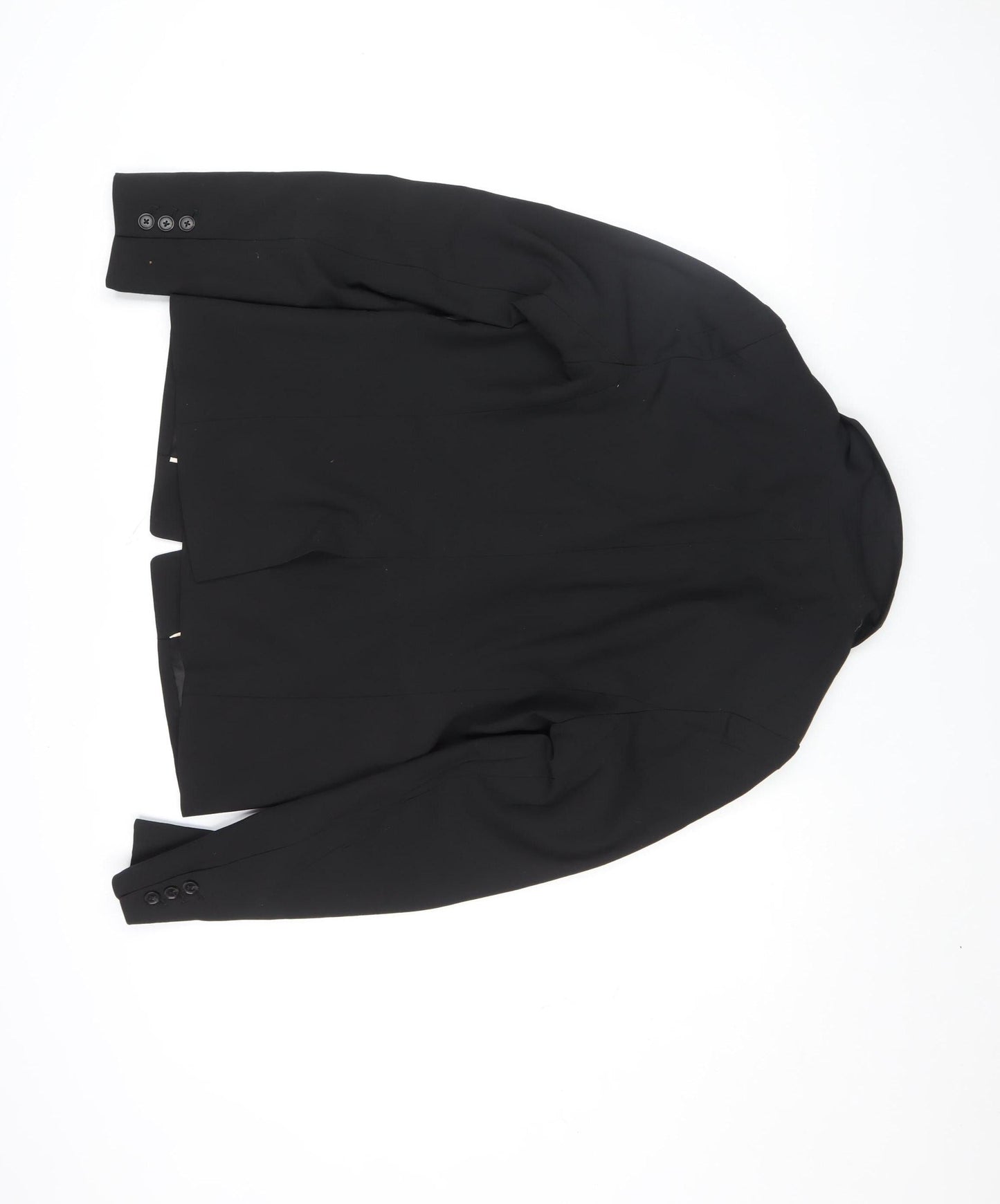 Gap Women Black UK 12 Classic Two-Button Blazer Jacket