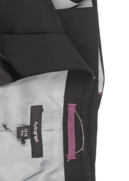 Marks and Spencer Autograph Teens Black 13-14Y Tuxedo Blazer Jacket