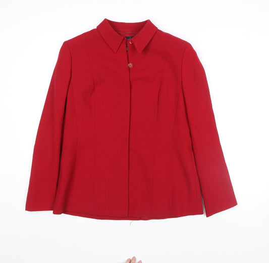 Womens UK Size 12 Episode Red Basic Jacket