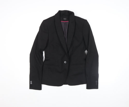 Next Women Black Size 8 Tailored Blazer Jacket