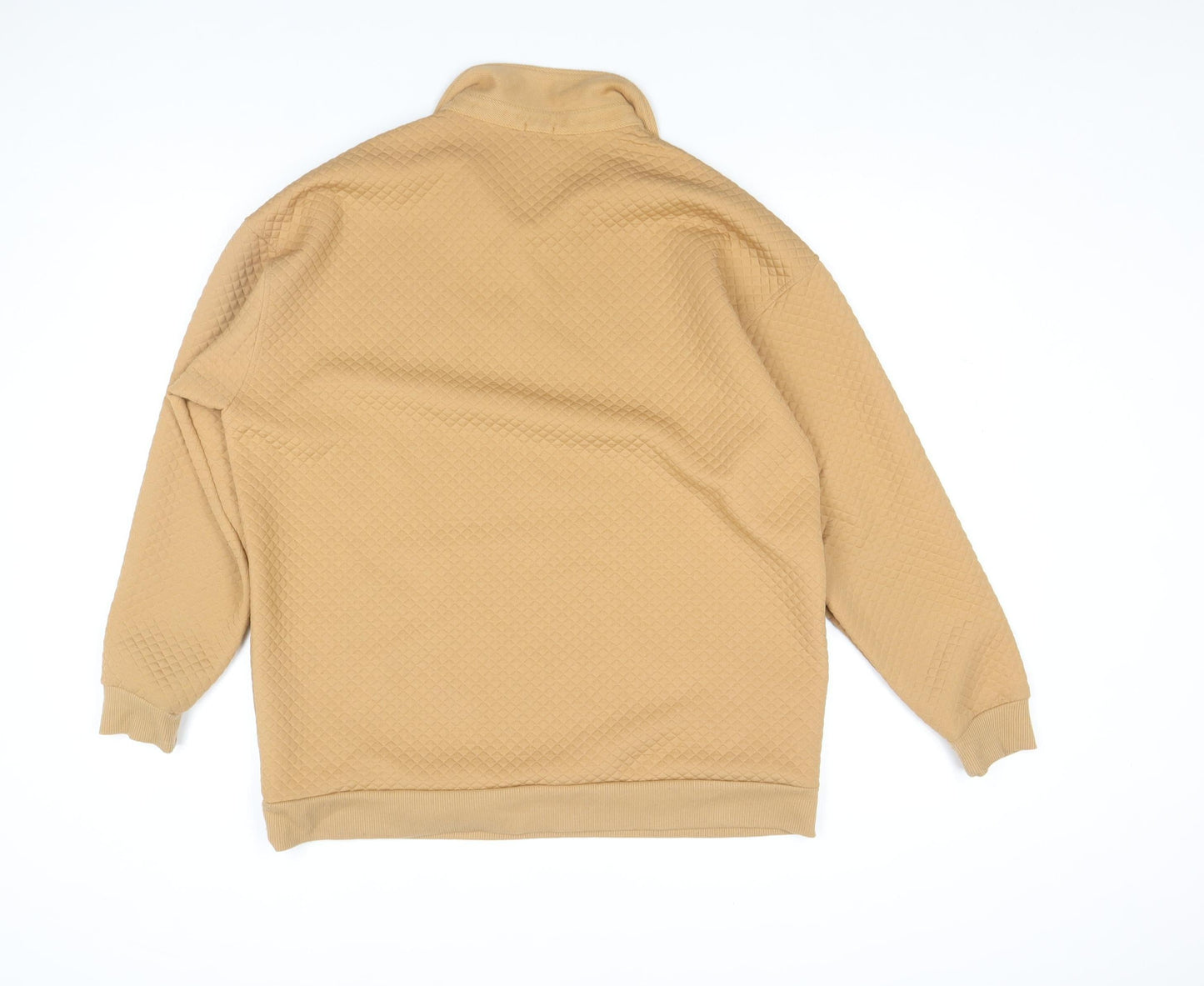 Mens UK Size S River Island Beige Henley Sweatshirt