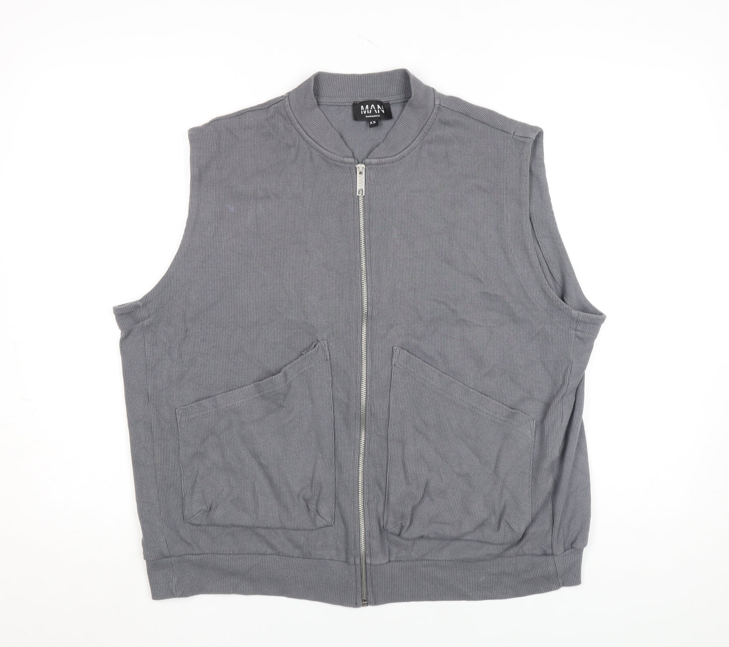 Mens UK Size XS boohooMAN Grey Basic Jacket