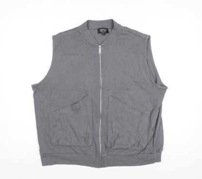 Mens UK Size XS boohooMAN Grey Basic Jacket