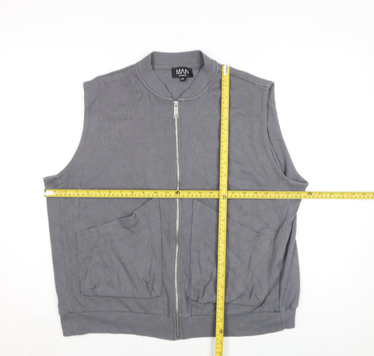 Mens UK Size XS boohooMAN Grey Basic Jacket