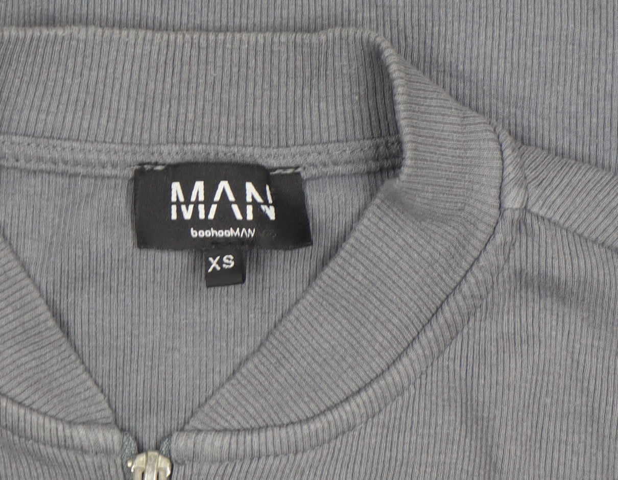 Mens UK Size XS boohooMAN Grey Basic Jacket