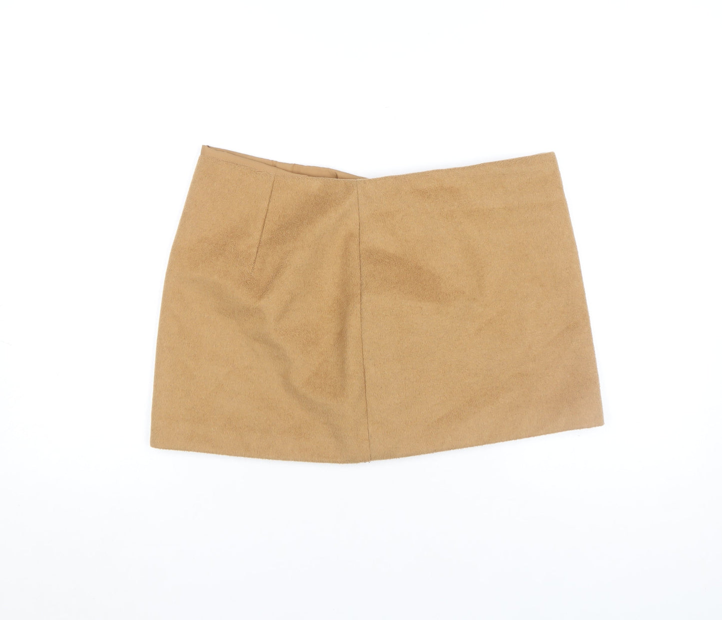 Womens UK Size L Zara Straight & Pencil Twill Skirt