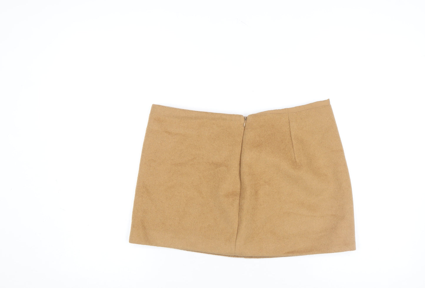 Womens UK Size L Zara Straight & Pencil Twill Skirt