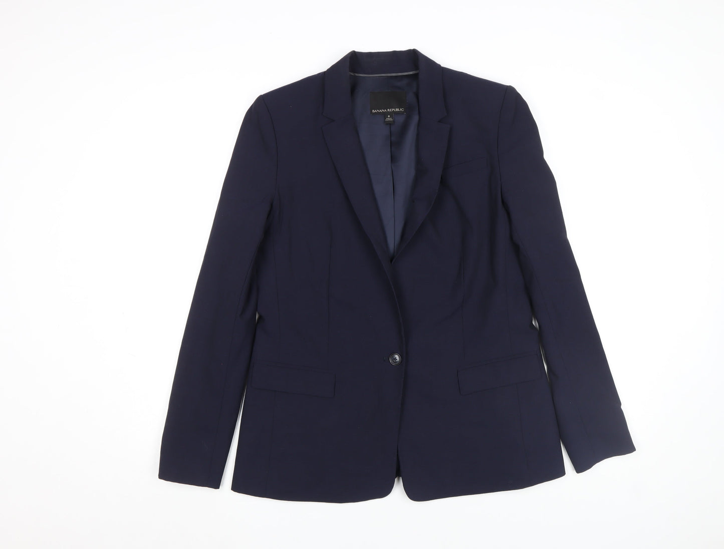 Womens UK Size 8 Banana Republic Blue Basic Jacket