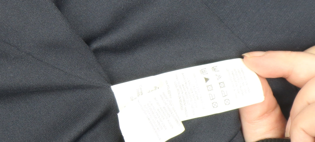 Atmosphere Women's Blue Shawl Lapel Cropped Blazer Size 6