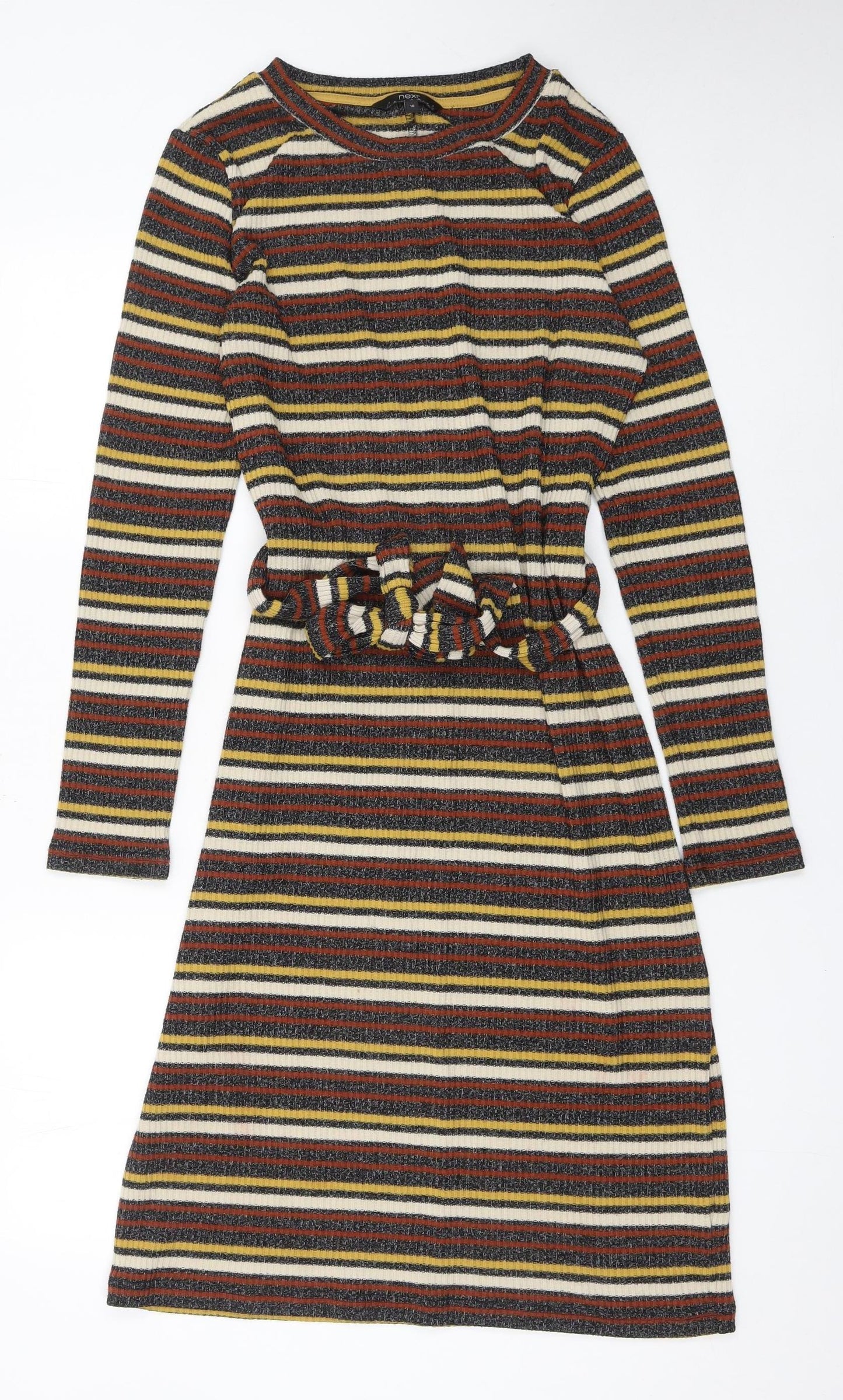 Womens UK Size 10 NEXT Fit & Flare Dress