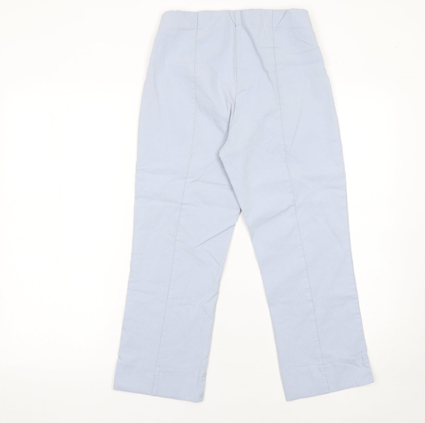 Womens UK Size 12 Gallery Regular Fit CasualBusinessTravel Blue Trousers