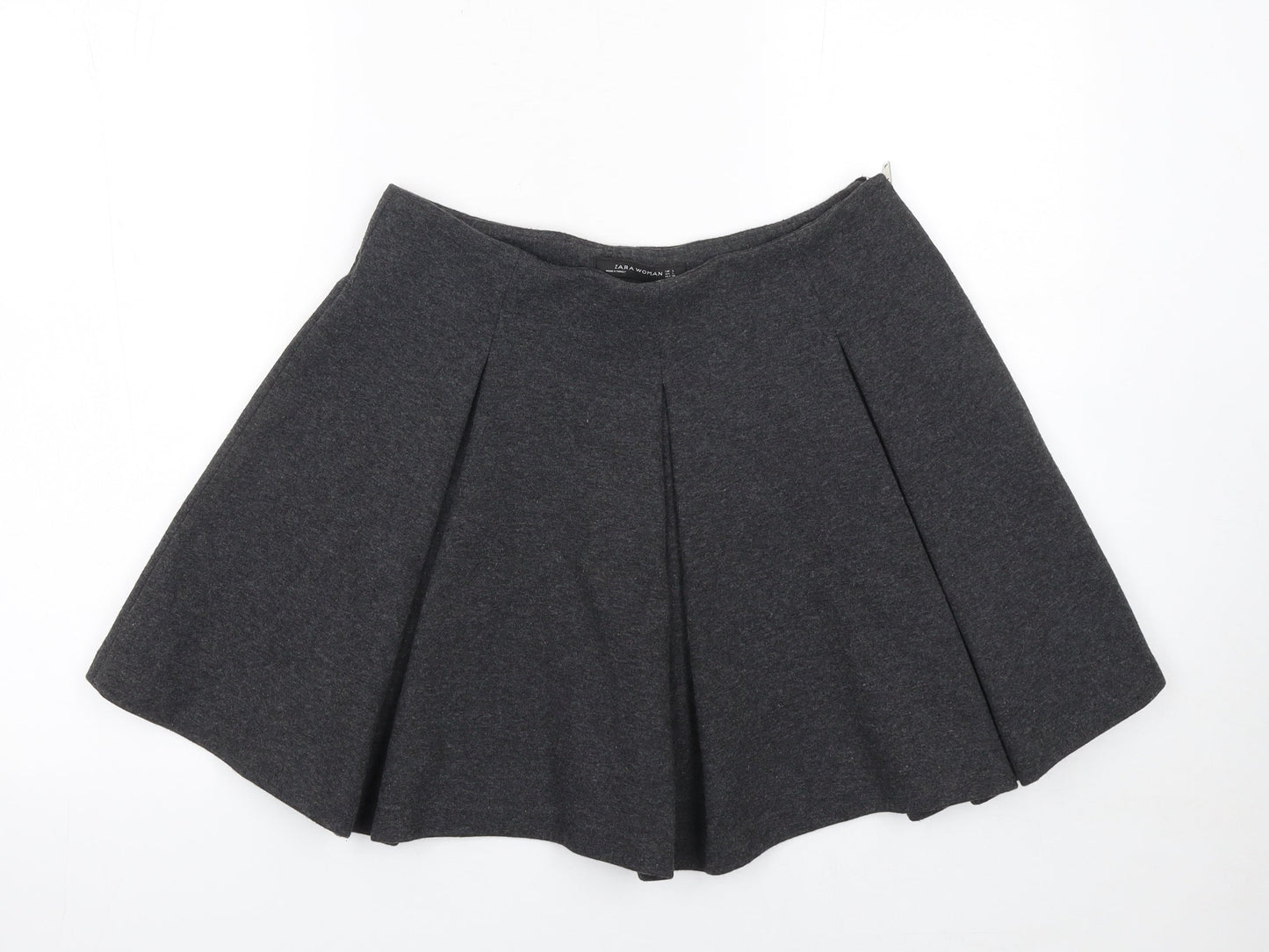 Womens UK Size L Zara Skater Jersey Skirt