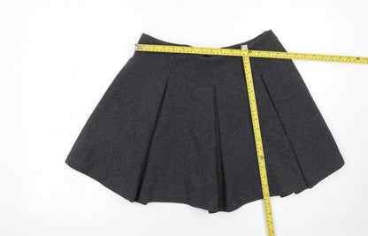 Womens UK Size L Zara Skater Jersey Skirt