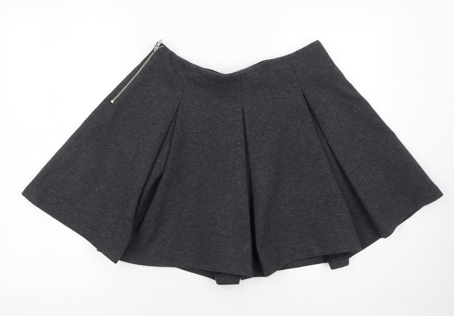 Womens UK Size L Zara Skater Jersey Skirt