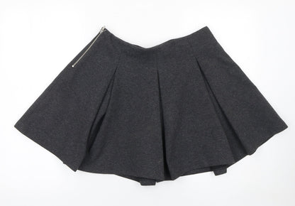 Womens UK Size L Zara Skater Jersey Skirt