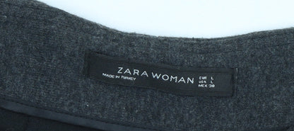 Womens UK Size L Zara Skater Jersey Skirt