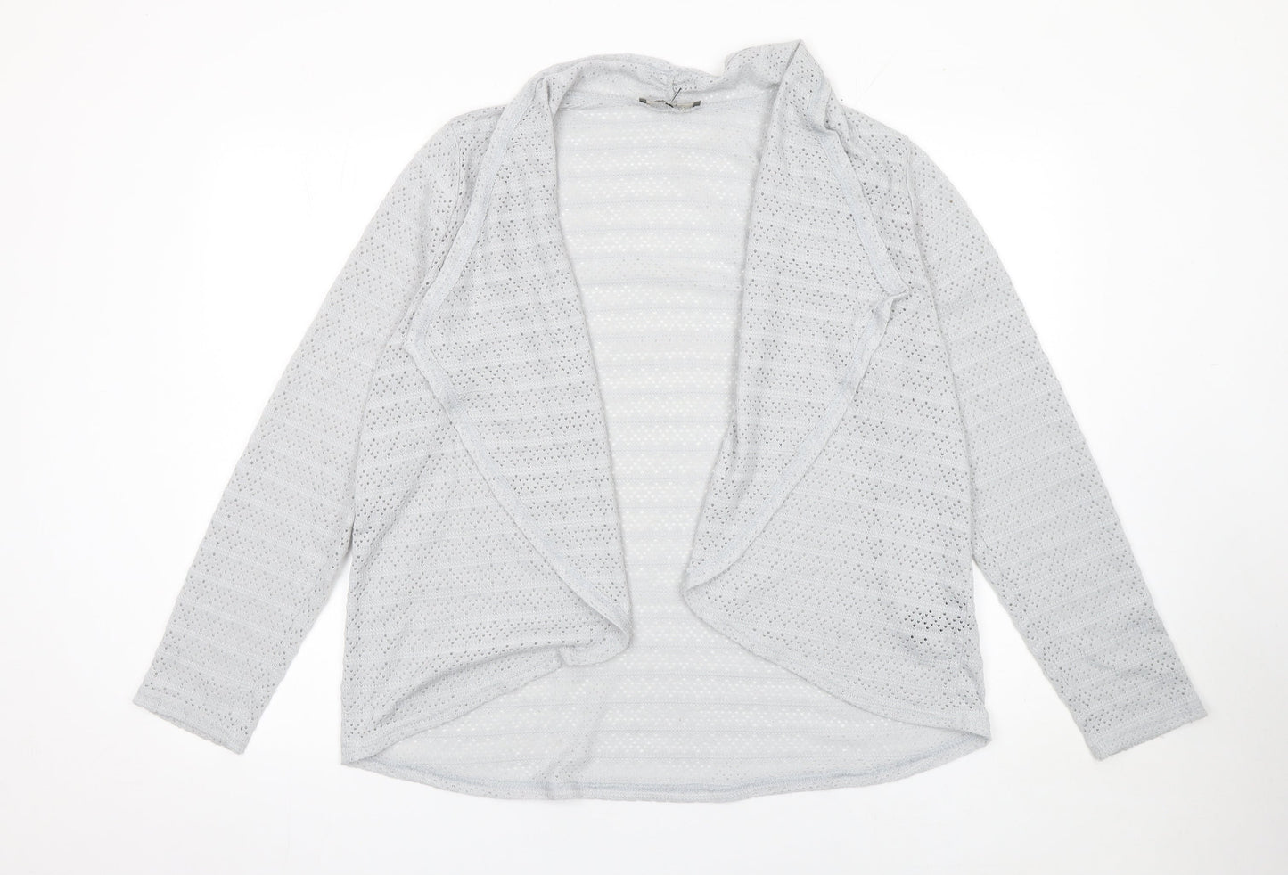 Womens UK Size L Oasis Grey Cardigan Jumper