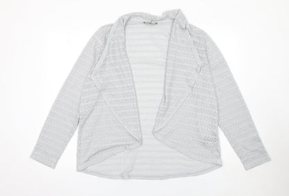 Womens UK Size L Oasis Grey Cardigan Jumper
