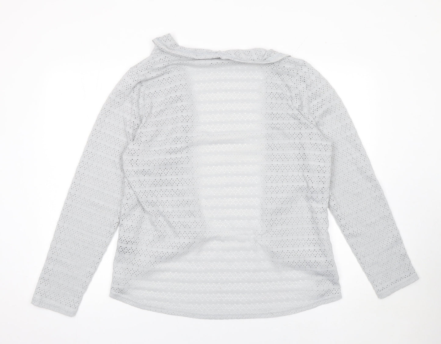 Womens UK Size L Oasis Grey Cardigan Jumper