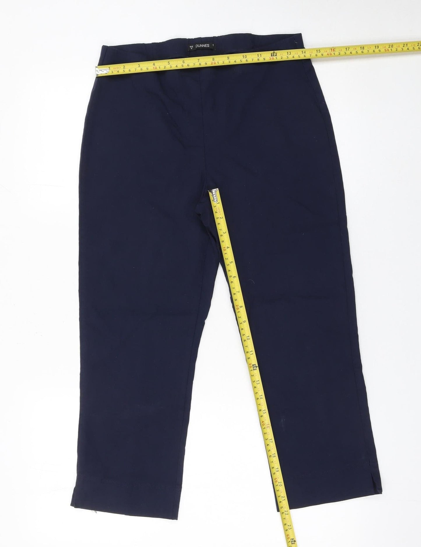 Womens UK Size M Dunnes Stores Regular Fit Casual Workwear Business Blue Trouser