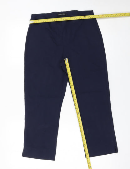 Womens UK Size M Dunnes Stores Regular Fit Casual Workwear Business Blue Trouser